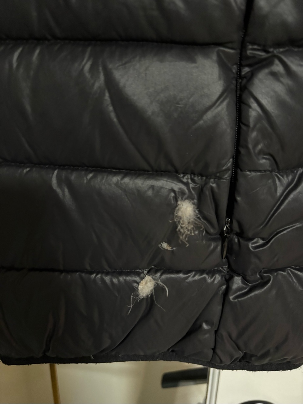 Trespass Black Quilted Hooded Down Jacket - Picture 2 of 4